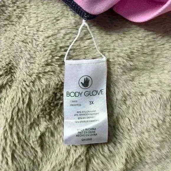 Body Glove Indigo Vivid Field Long Arm One Piece Wave Paddle Swimsuit size 3X - Picture 11 of 14